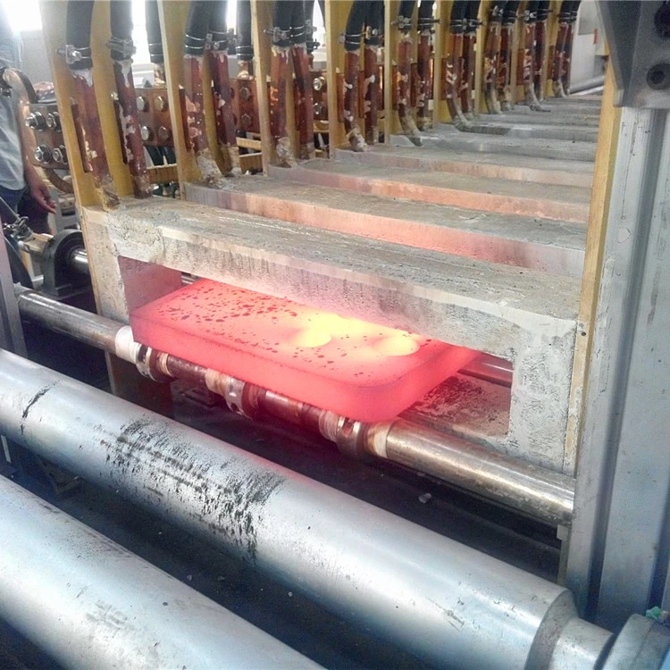 Produktionslinie für die Induktionserwärmung von Stahlplatten